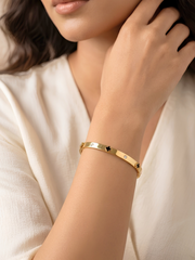 Golden clover luxe bracelet